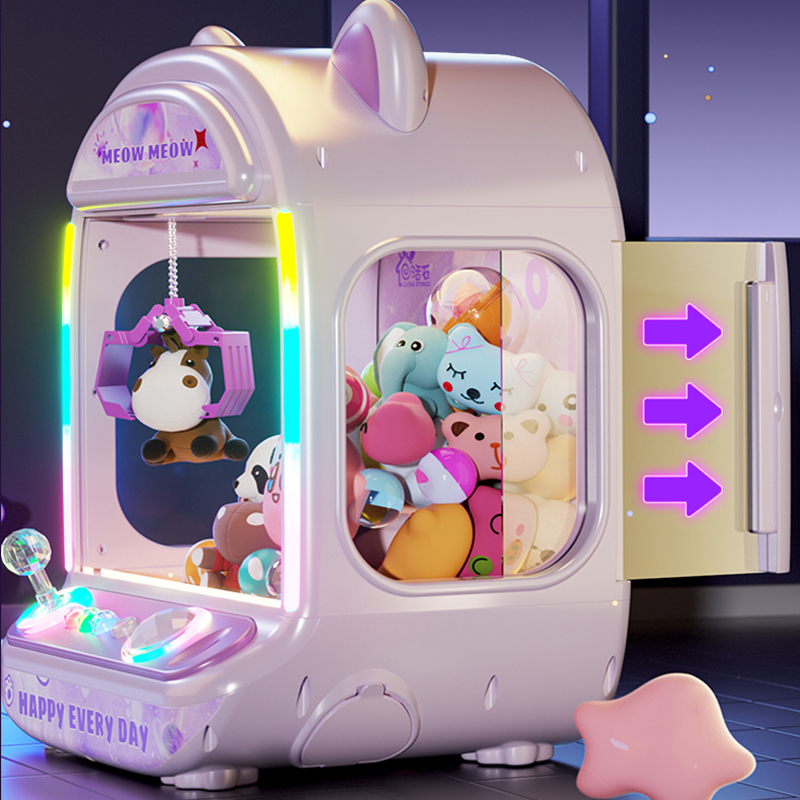 DIY Purple Automatic Doll Mach - огляд і ціна Coin Pusher Machine