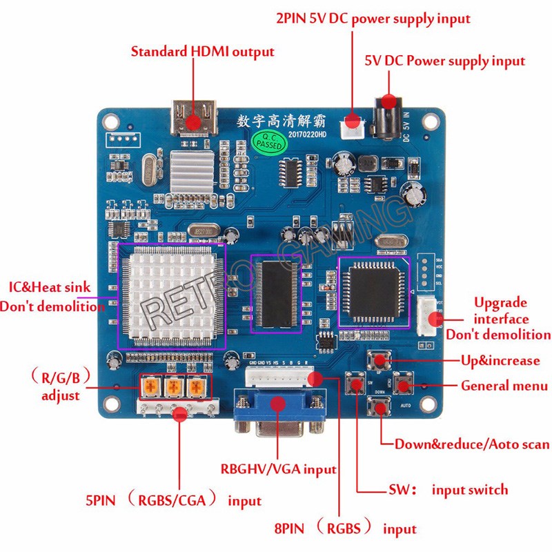 CGA TO HDMI Convertor RGBS / C - огляд і ціна Coin Pusher Machine