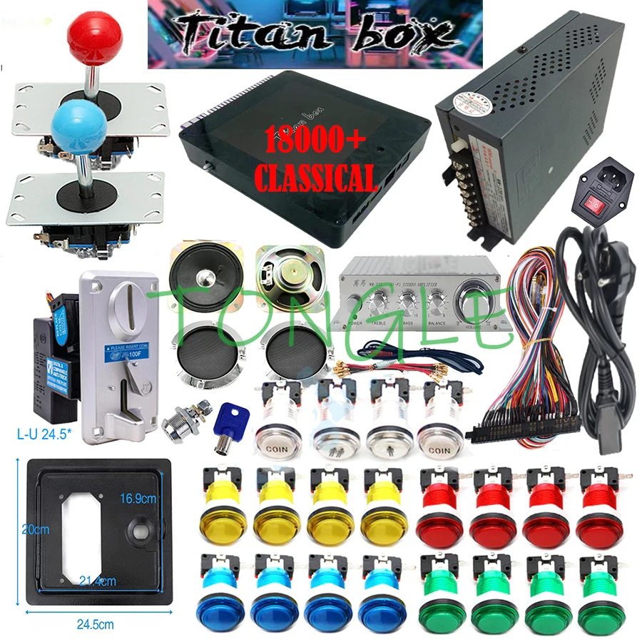 2 Players Titan Box 18000+ in  - огляд і ціна Coin Acceptor Selector